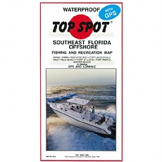 Top Spot Fishing Map N224, Florida, Miami, Winter Beach, Bimini