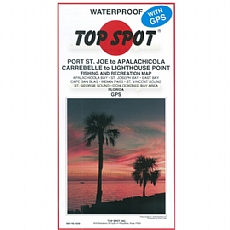 Top Spot Fishing Map N230, Port St. Joe to Apalachicola