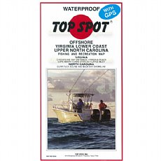 Top Spot Map N244, Virginia - North Carolina Offshore