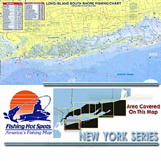 NY0101, Fishing Hot Spots, Long Island South - Jamaica Bay to Great South Bay 