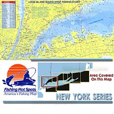 NY0105, Fishing Hot Spots, Long Island Sound West 
