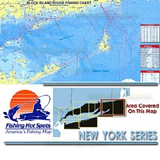NY0106, Fishing Hot Spots, Nantucket Sound - Montauk and Block Island 