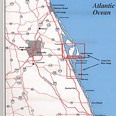 Top Spot Fishing Map N218, Cape Canaveral Area