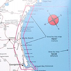 Top Spot Map N237, Georgetown to Lockwoods Folly, Inshore