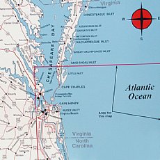 Top Spot Map N244, Virginia - North Carolina Offshore