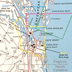Top Spot Map N246, Virginia, Chesapeake Bay, James River Inshore
