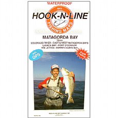 Hook-N-Line Fishing Map F108, Matagorda Bay Area