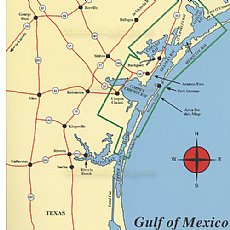 Hook-N-Line Fishing Map F116, Upper Laguna Madre