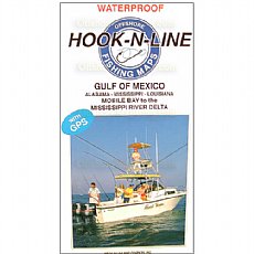 Hook-N-Line Fishing Map F129, Gulf of Mexico Offshore