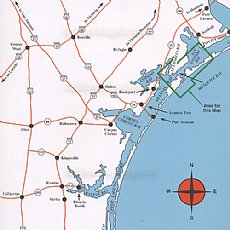 Hook-N-Line Fishing Map F134, Mesquite Bay to Lower San Antonio Bay