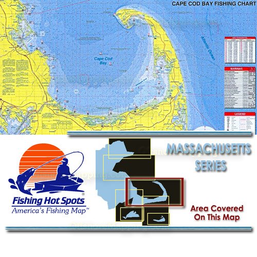 Cape Cod Bay Fishing Chart