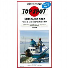Top Spot Fishing Map N201, Homosassa Area, Inshore