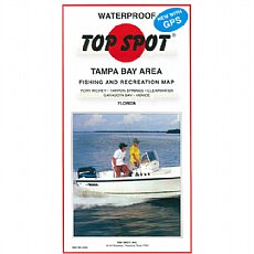 Top Spot Fishing Map N202, Tampa Bay Area