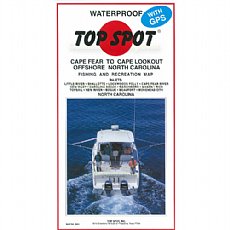 Top Spot Map N241, North Carolina Offshore, Cape Fear to Cape Lookout